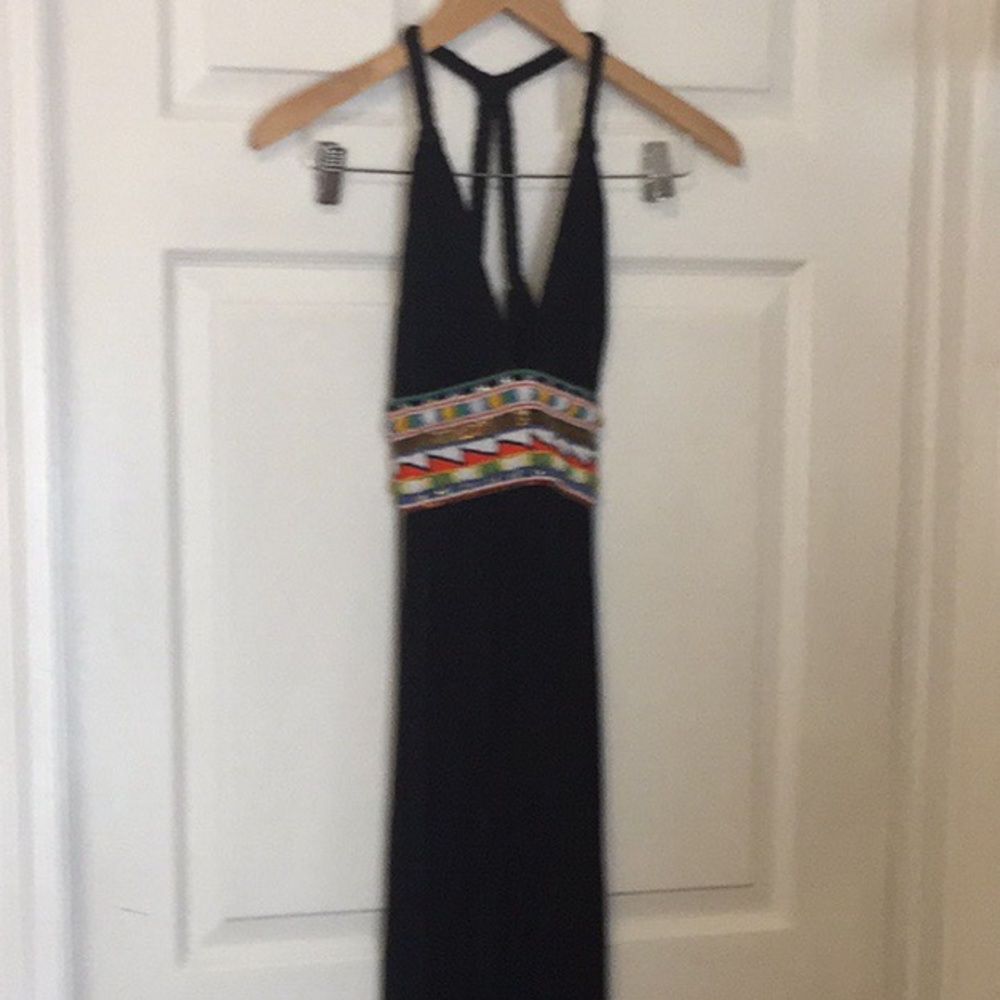 Sky maxi halter NWOT